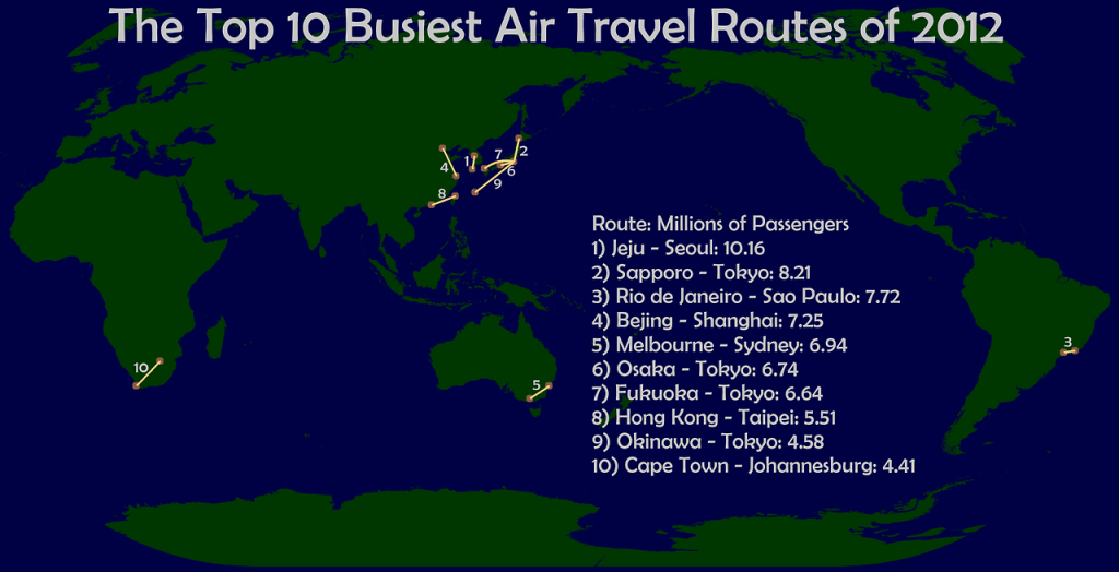 map of air routes