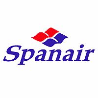 a logo with a red and blue design