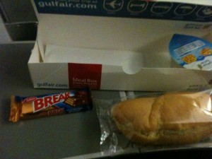 a food and a box of chocolate