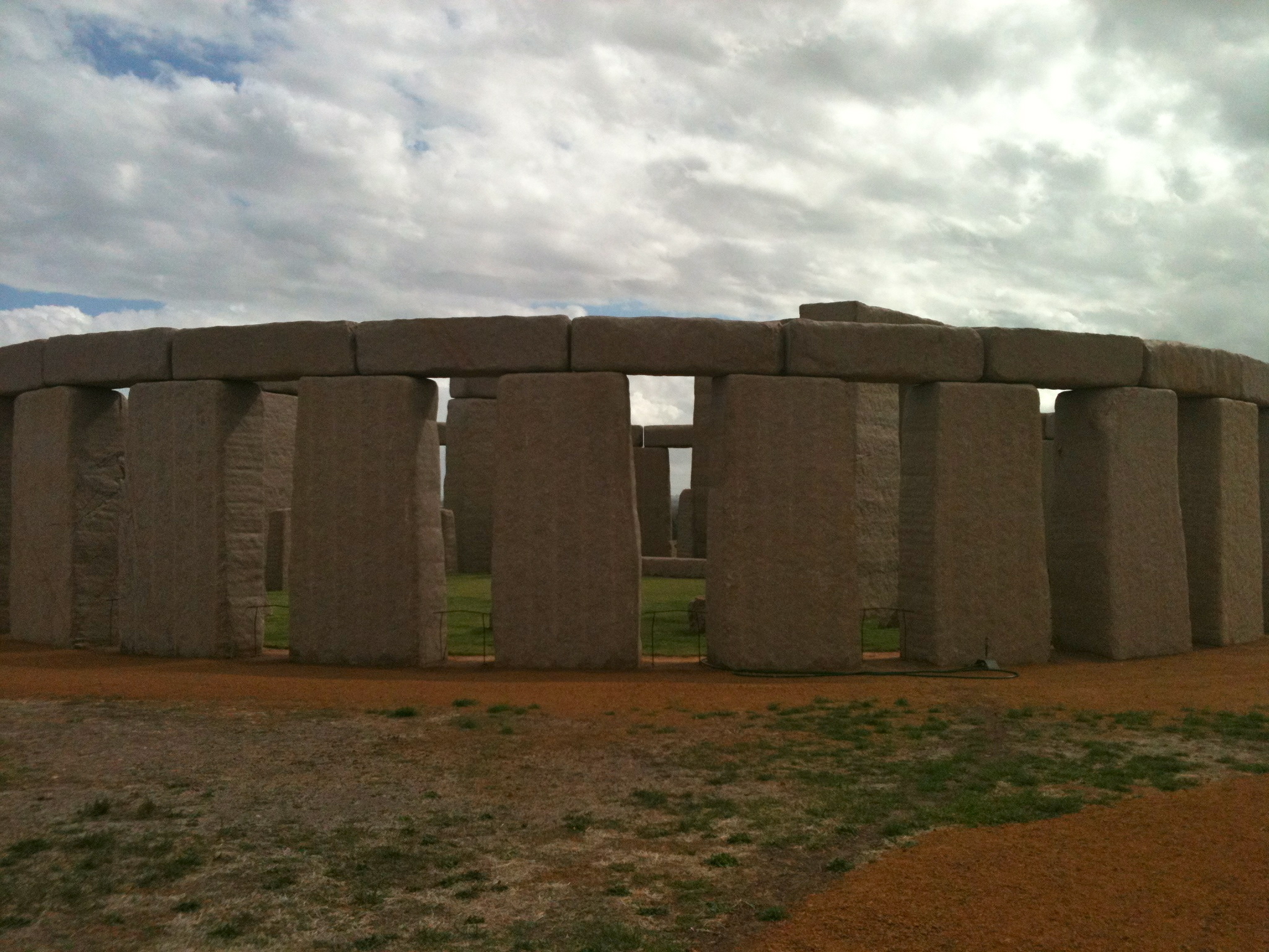 stone structure with columns