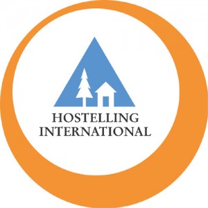a logo of a hostel