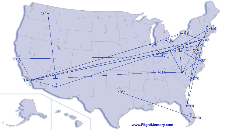 a map of the united states with lines