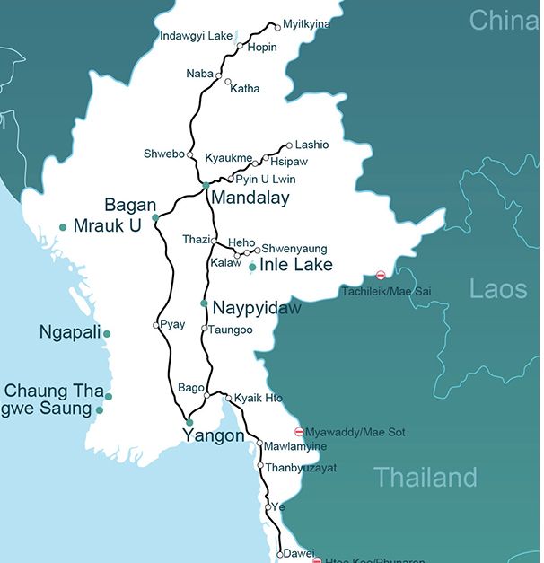 Myanmar Railways. Source: myanmar.com