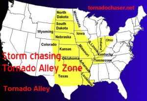 Map from tornadochaser.net