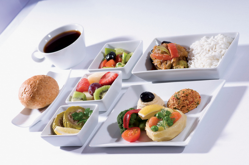 Turkish airlines- who have some of the best food in the air!