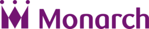 a purple letters on a black background