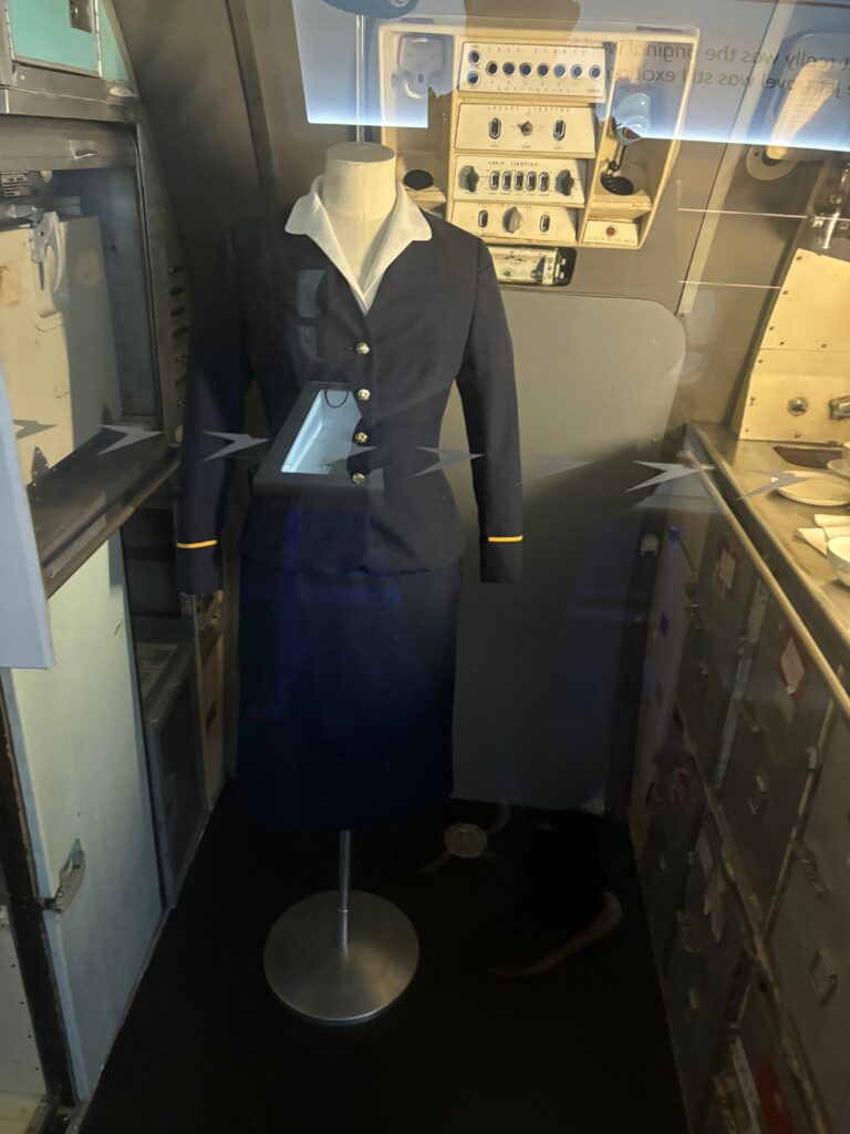 a mannequin in a uniform