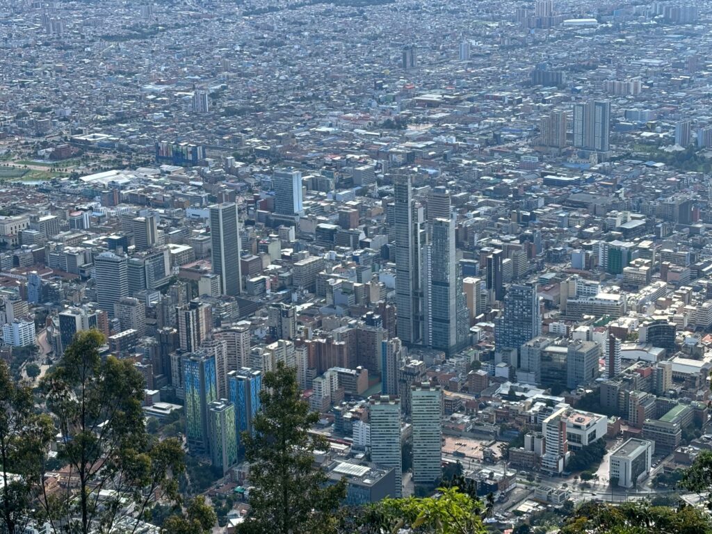 a city with many tall buildings