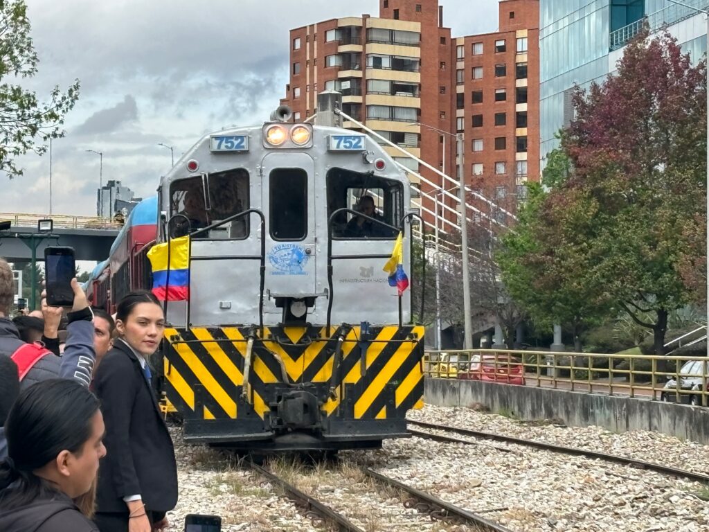 a train on the tracks