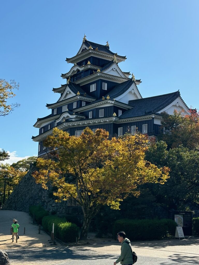 a building with a tree in front of it