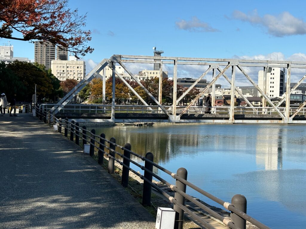 a bridge over a body of water