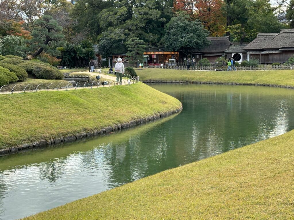 a river running through a park