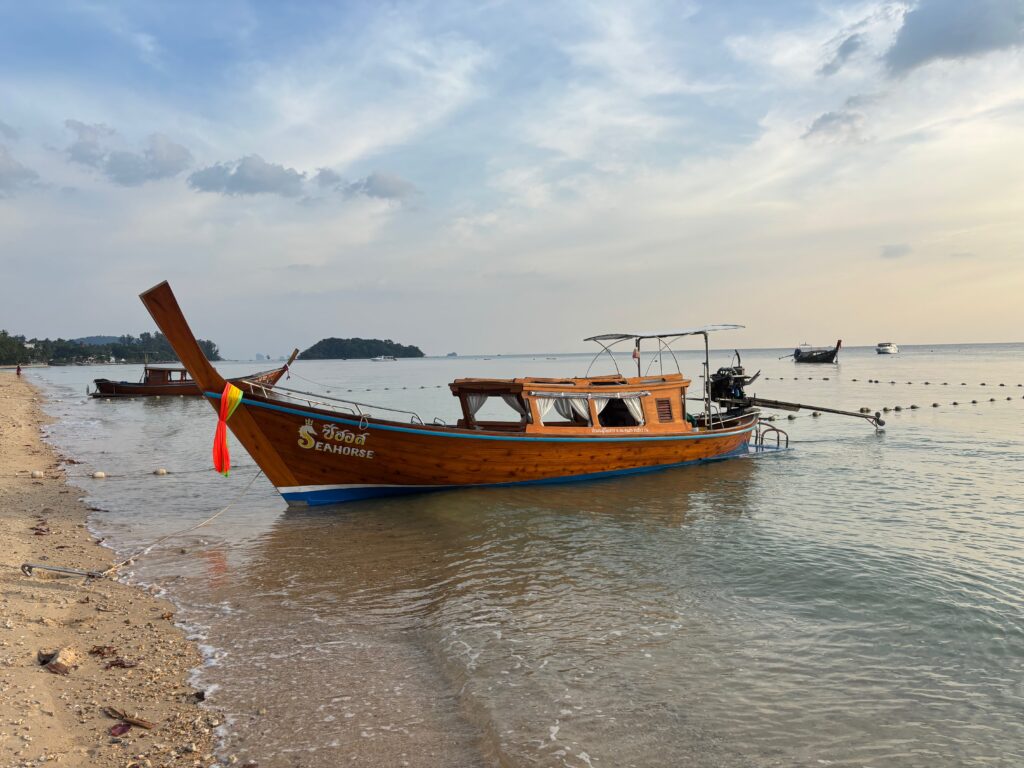 a boat on the water