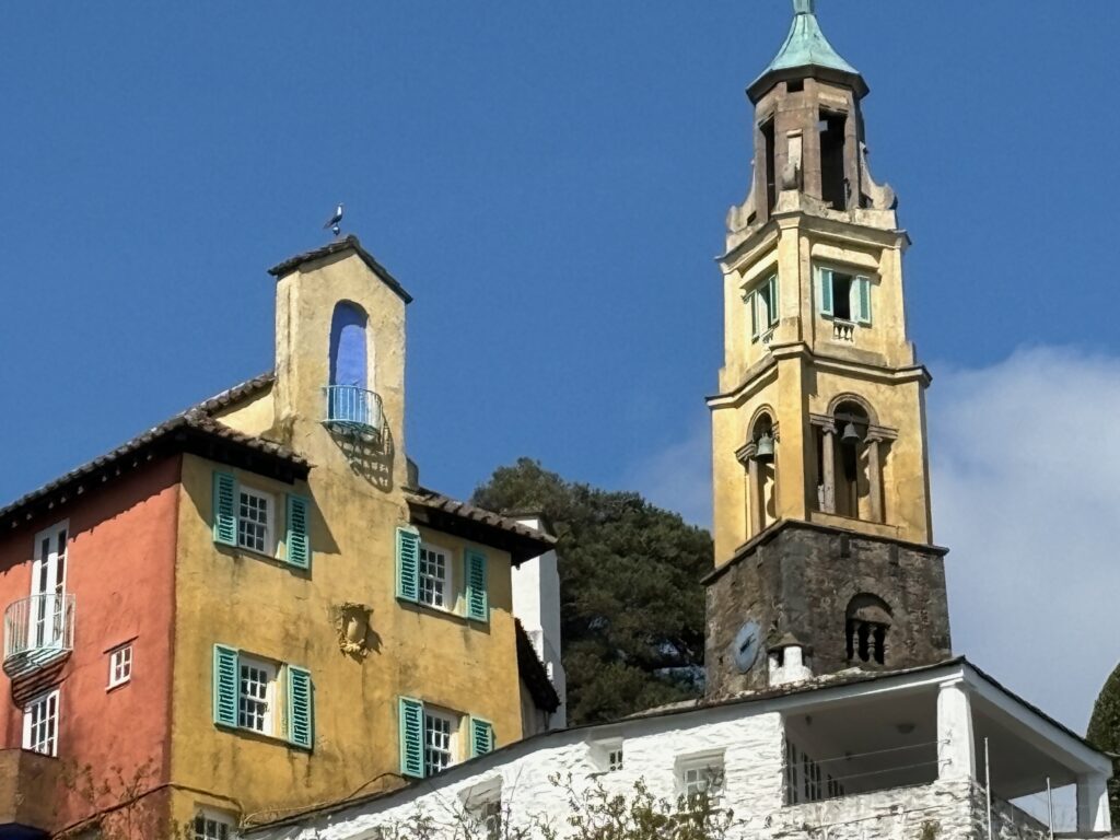 a building with a tower