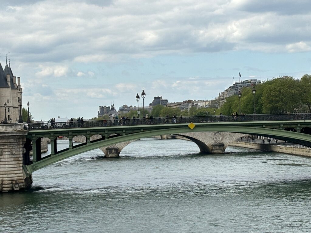 a bridge over a river