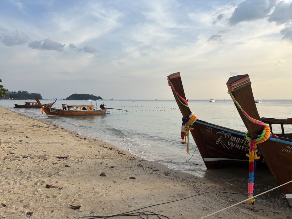 a boat on a beach