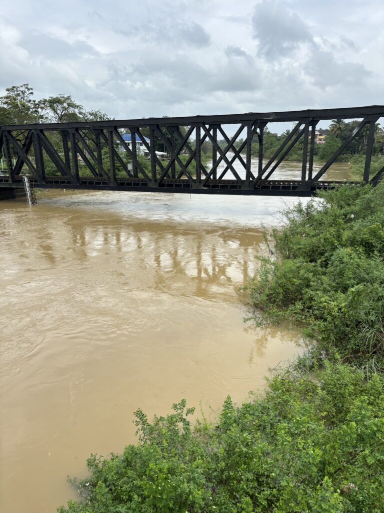 a bridge over a river