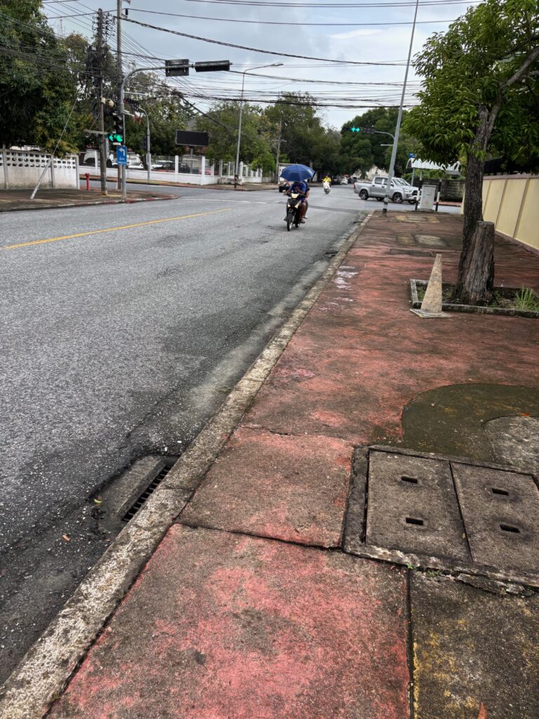 a person riding a motorcycle on a road