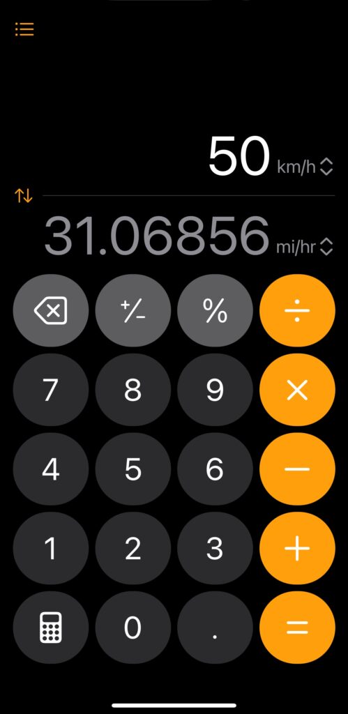 a screenshot of a calculator