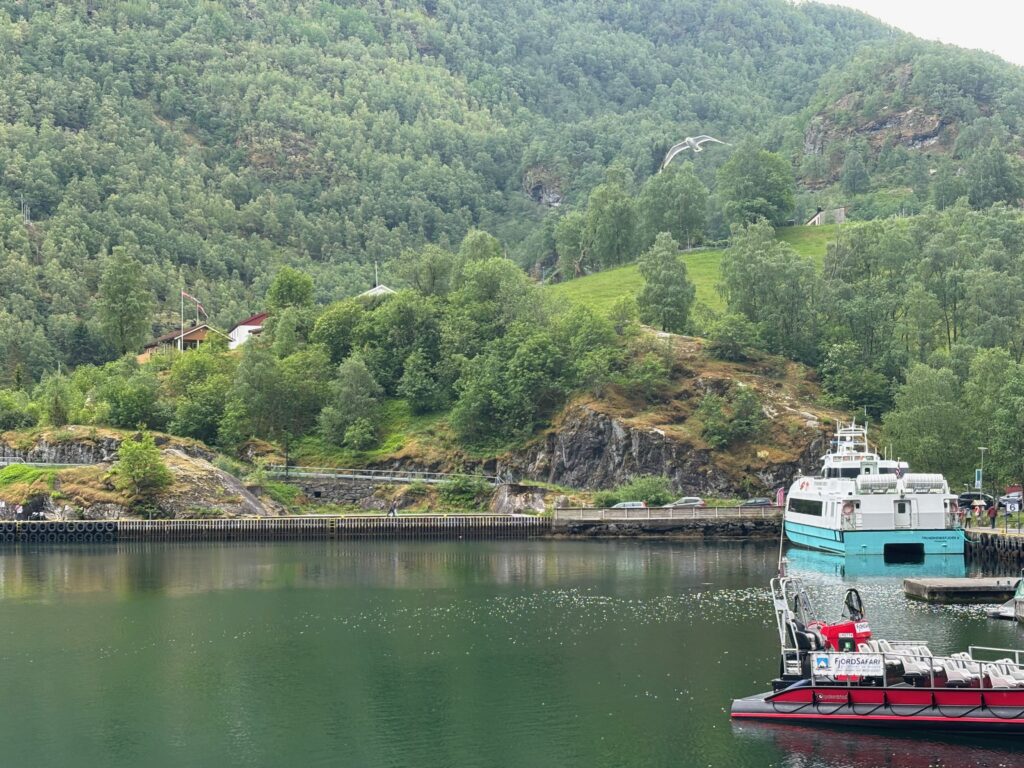 a boat on the water