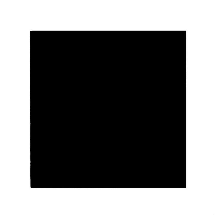 a black square with a white background