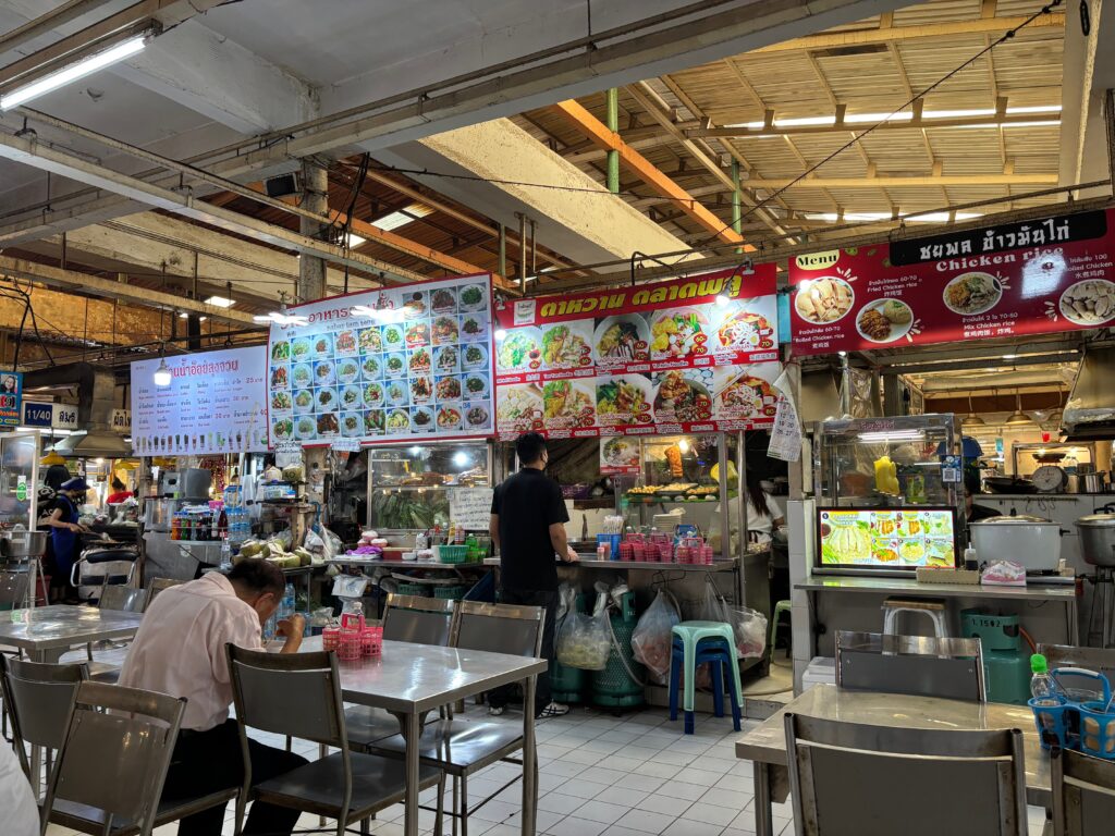 people at a food court