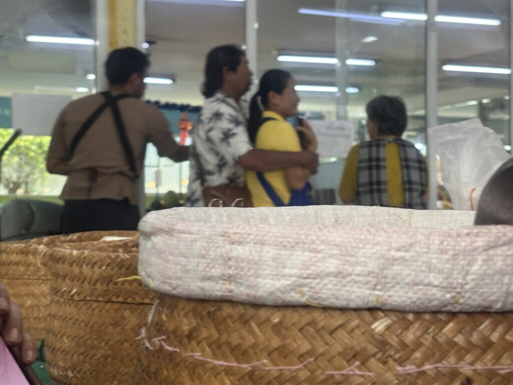 a group of people in a store