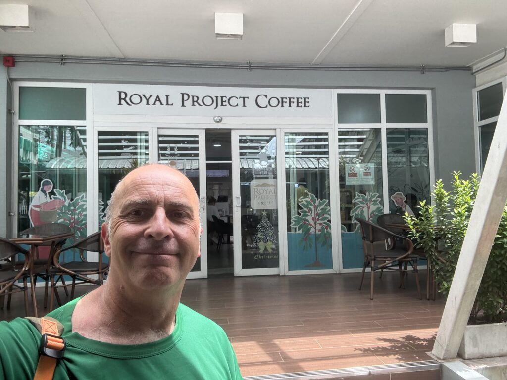 a man in a green shirt