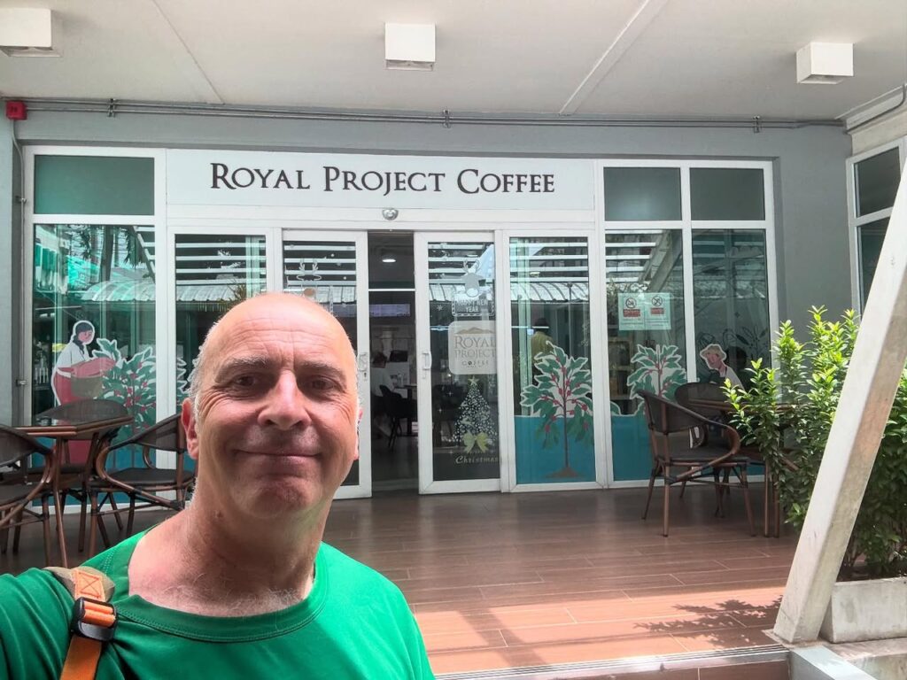 a man in a green shirt