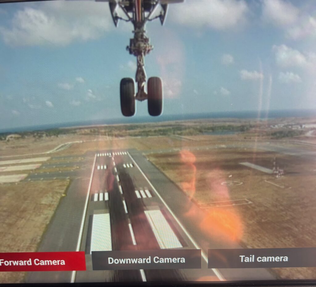 a landing gear of an airplane