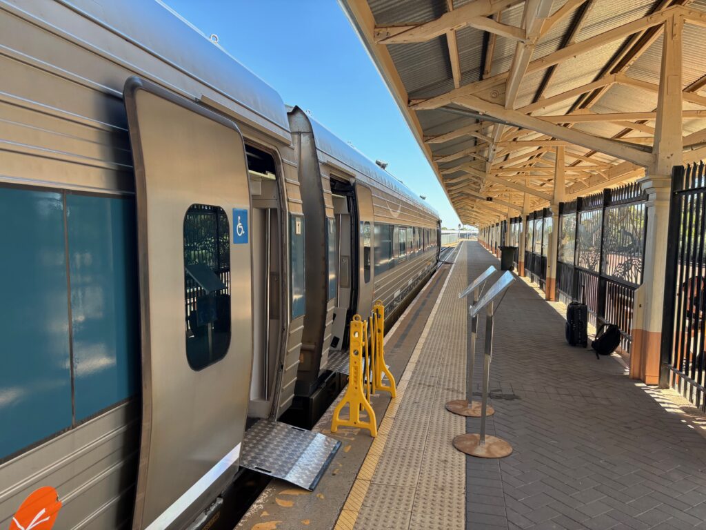 a train at a train station