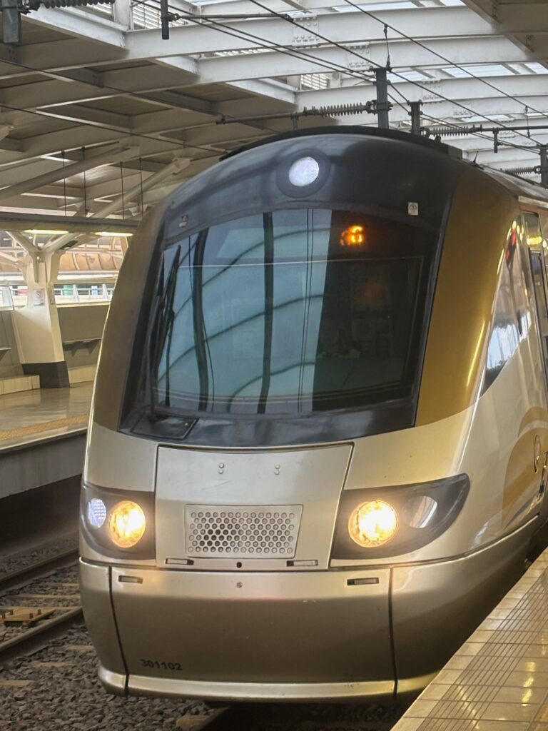 a train at a station