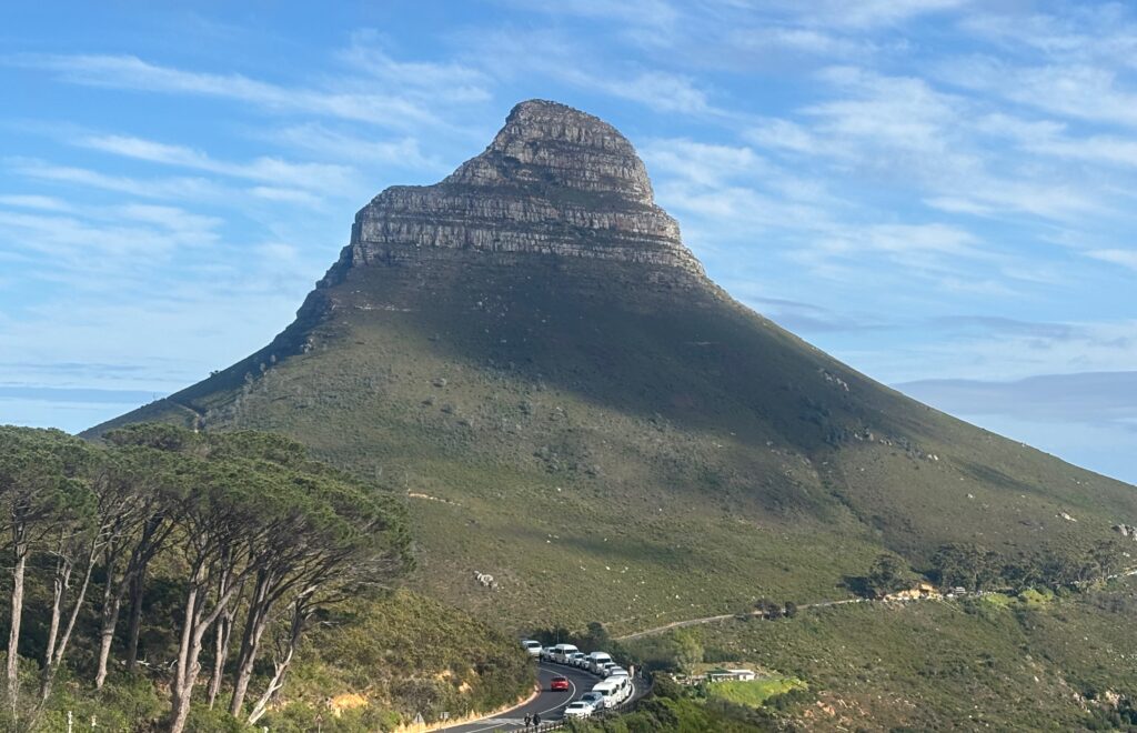 Lion's Head with cars on it