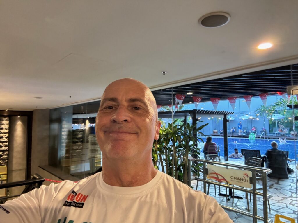 a man taking a selfie