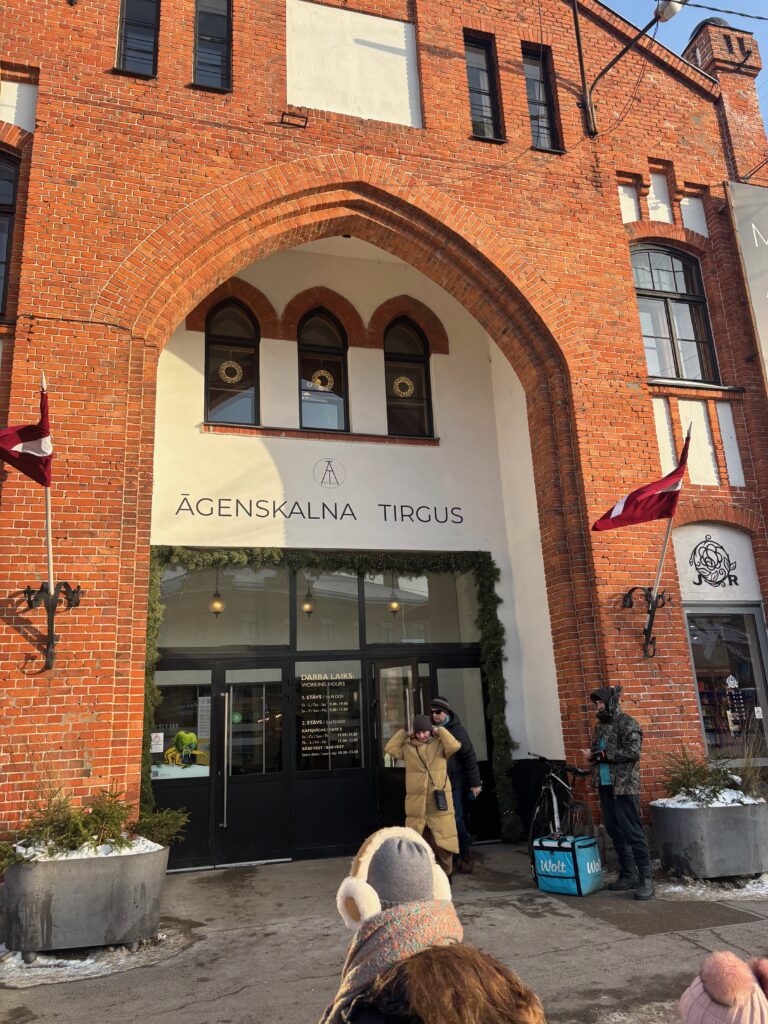 a building with a sign on the front