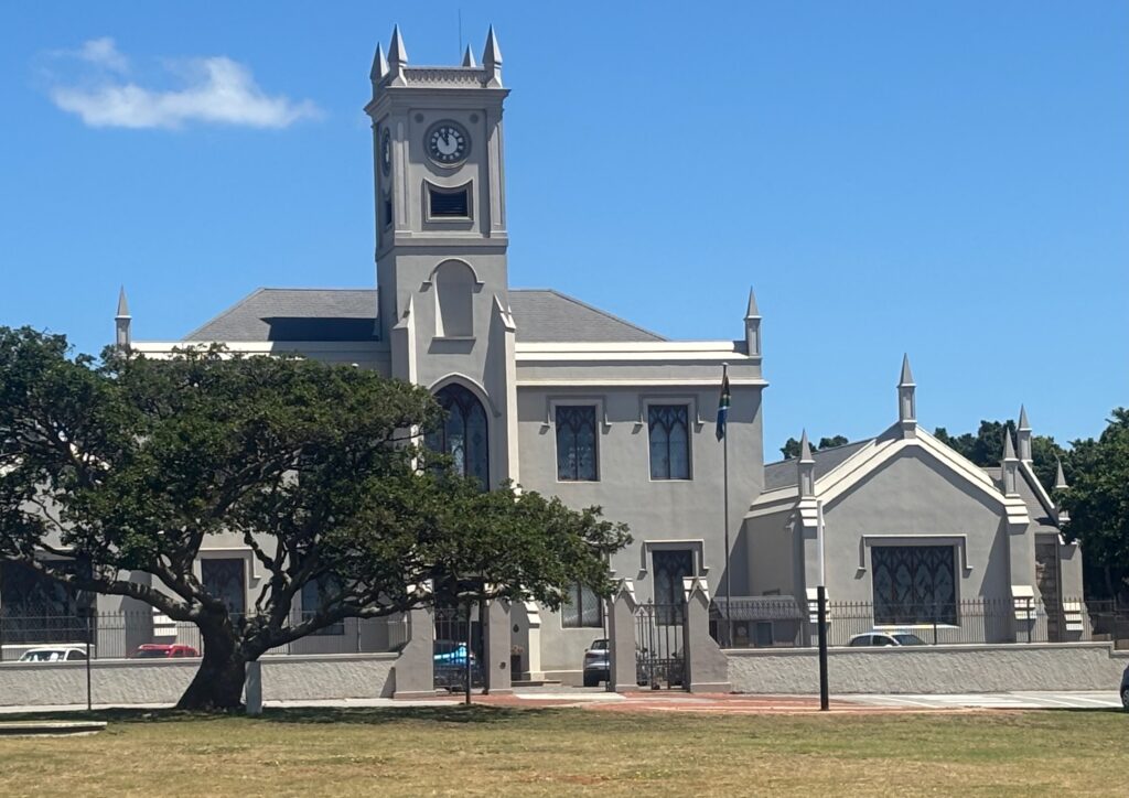 a building with a clock tower