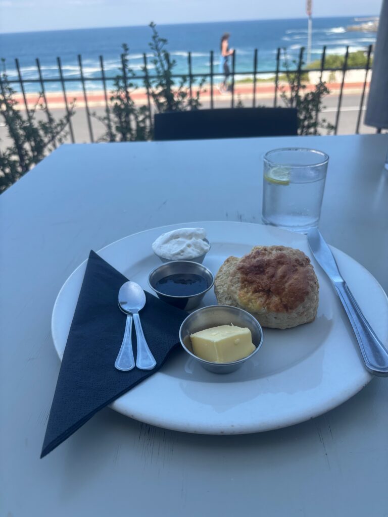 a plate of food on a table